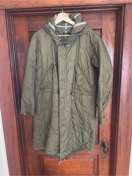 Ralph Lauren Double RL Jackets & Blazers - Ralph Lauren Double RL Olive Green Quilted Hooded Parka